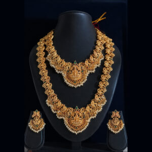 double necklace set for women – designer imitation jewellery