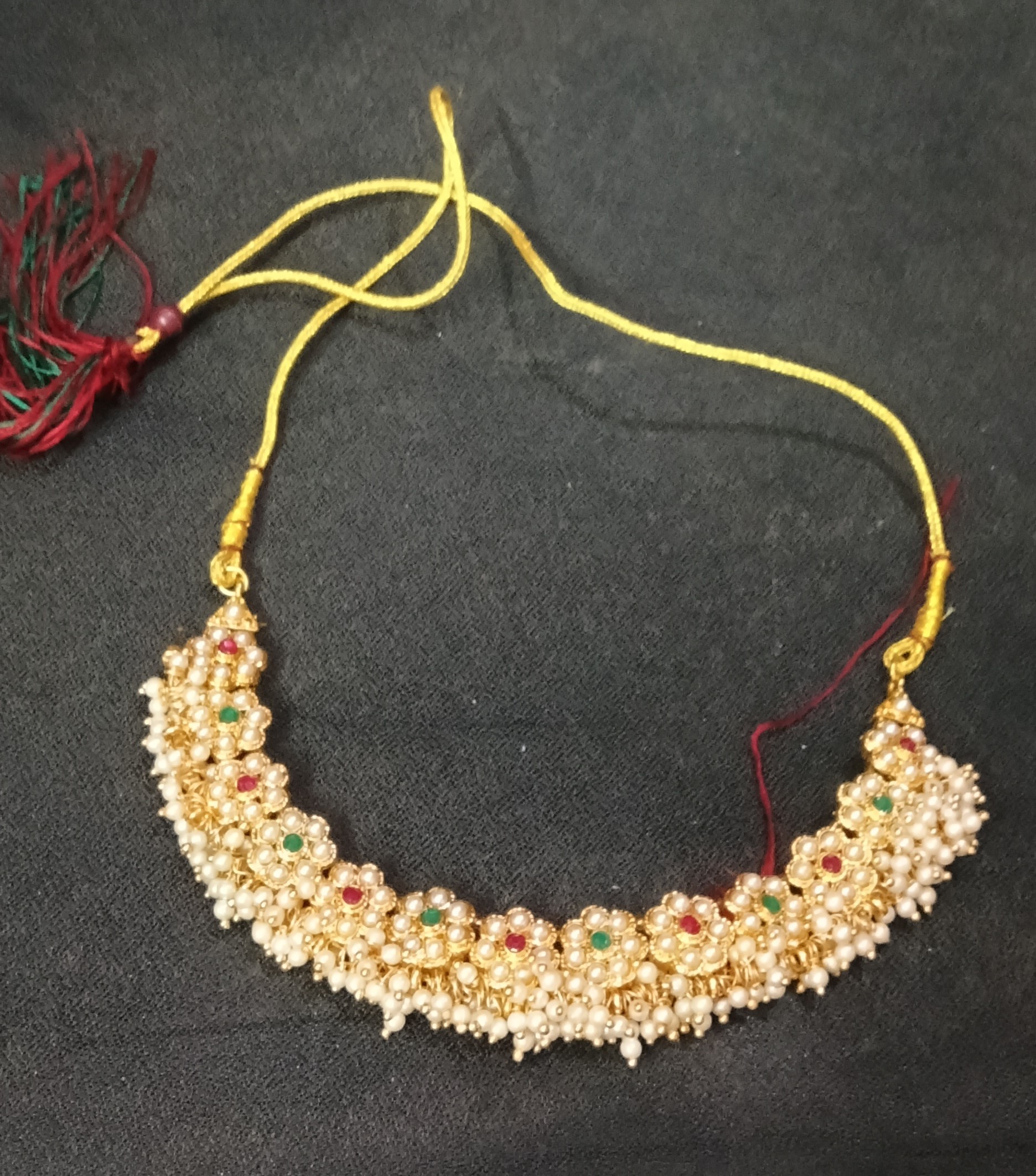 bridal kundan necklace set & maang tikka – antique gold traditional jewellery bridal kundan necklace set & maang tikka – antique gold traditional jewellery