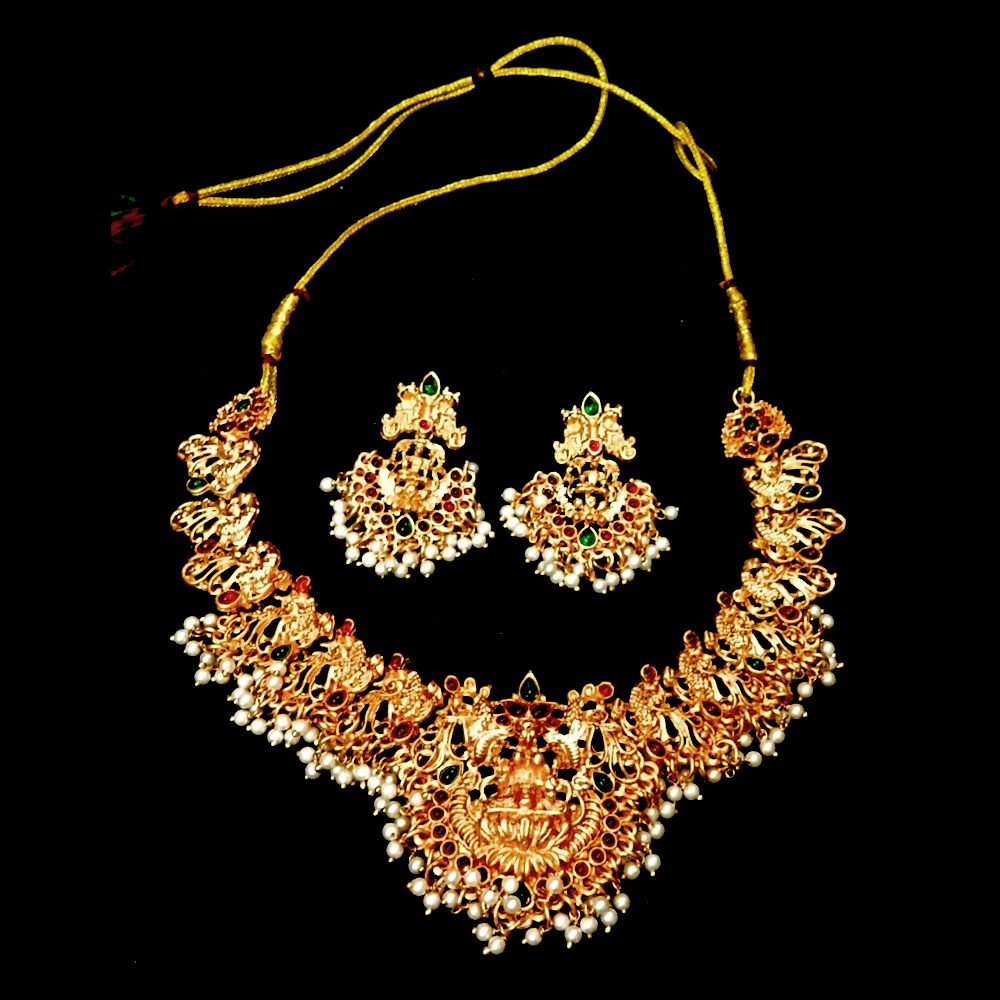 double necklace set for women – designer imitation jewellery double necklace set for women – designer imitation jewellery