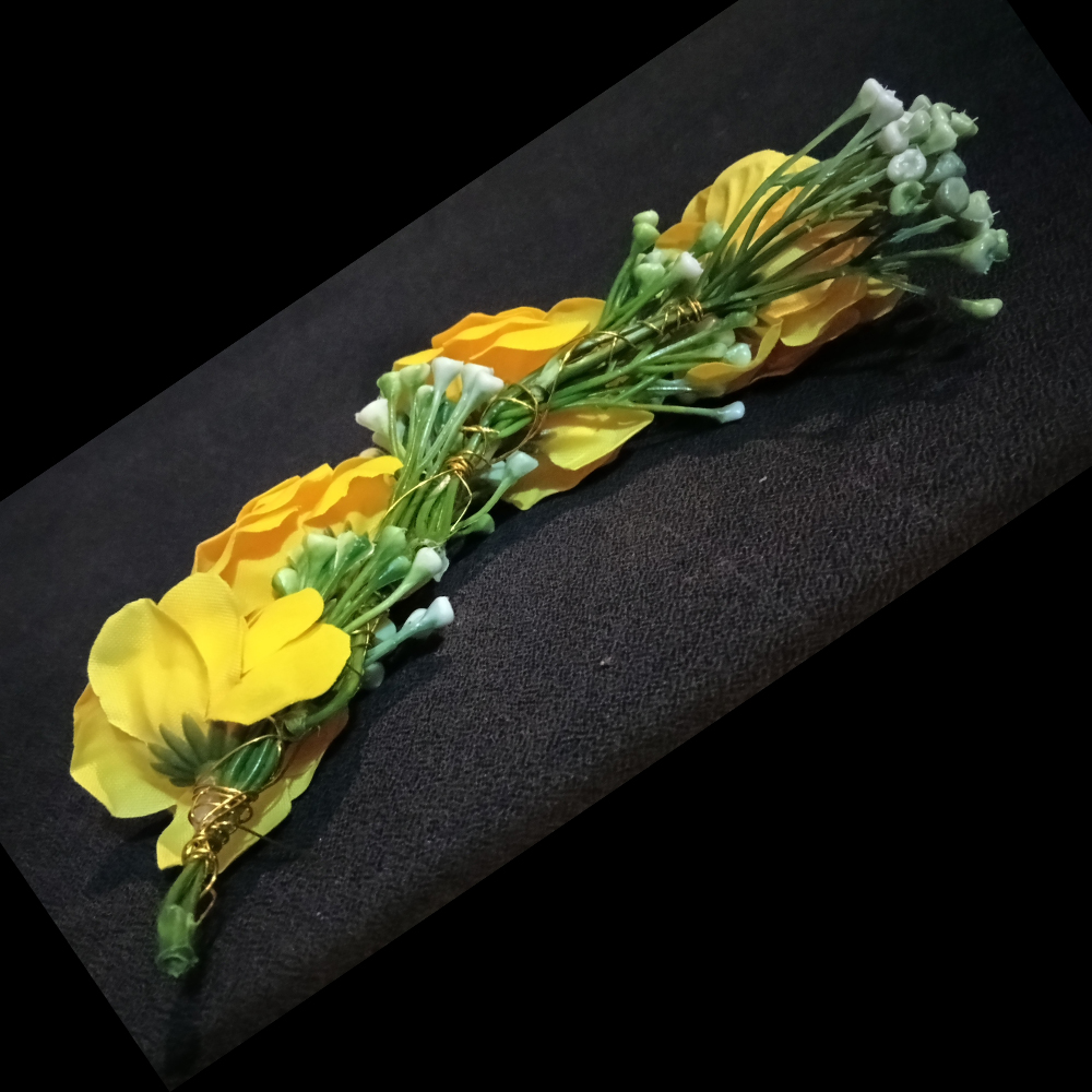 yellow floral crystal hair vine – handmade bridal hair accessory yellow floral crystal hair vine – handmade bridal hair accessory
