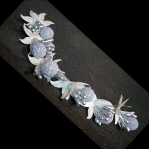 grey hair vine – handmade bridal hair accessory