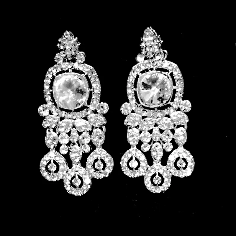 traditional silver tone necklace set with earrings & maang tikka – imitation jewellery traditional silver tone necklace set with earrings & maang tikka – imitation jewellery